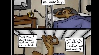 Monday Mornings Furry sex comic