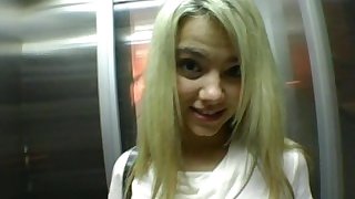 Perfect body blonde gets picked up on street & fucked hard, POV