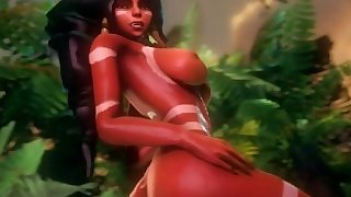 Nidalee 3D hentai game (Lol) League of Legends