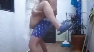 Step Mom and Step son have sex during family party