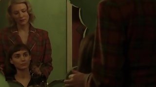 Cate Blanchett and Rooney Mara hot lesbian sex scene in 'Carol' (2015)