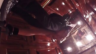 Risky Public Sex In An Elevator