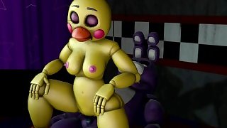 Toy Chica Riding Bonnie with Sound