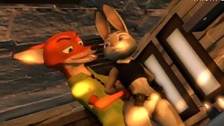 Zootopia Nick Wilde and Judy Hopps have sex!