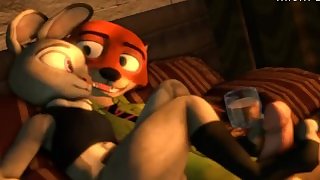 Zootopia Nick Wilde and Judy Hopps have sex!