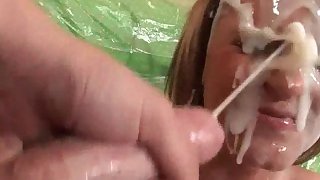 Hot Blonde Pornstar Gets Glazed With Lots Of Cum