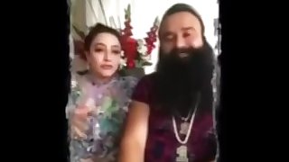 Baba Ram Rahim and honeypreet leaked sex tape
